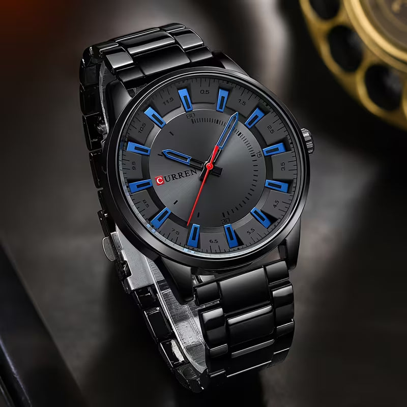 CURREN Premium Ekskluzivni Crni Sat