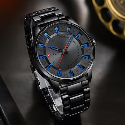CURREN Premium Ekskluzivni Crni Sat